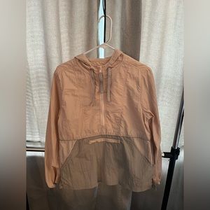 Pink and grey windbreaker size small